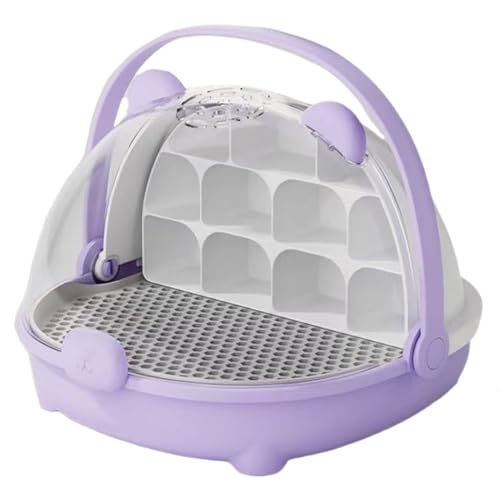 Silkworm Transport Container, Portable Transparent Feeding Box with Handle, Observe Habitat Cage Enclosure, Carrier Pet House, Ideal for Silkworm Care and Daily Feeding Silkworm Transport Container, Portable Transparent Feeding Box with Handle, Observe Habitat Cage Enclosure, Carrier Pet House, Ideal for Silkworm Care and Daily Feeding von zwxqe