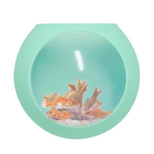 Wall Vases for Flowers, Adhesive Silicone Wall Vase, Globe Flower Vase Bowl, Terrarium Air Plant Holder, Silicone Vase Wall Plant Pot, Wall Mount Flower Pot, Fish Tank Wall Mount Vase, Flower Holder von zwxqe