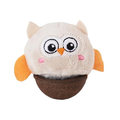 zwxqe Cat Ball Teaser,Plush Owl Pet Cat Interactive Toy Auto-Balancing - Cats Entertainment Companion with Cat Grass for Bedroom, Courtyard, Pet Shelter zwxqe Cat Ball Teaser,Plush Owl Pet Cat Interactive Toy Auto-Balancing - Cats Entertainment Companion with Cat Grass for Bedroom, Courtyard, Pet Shelter von zwxqe