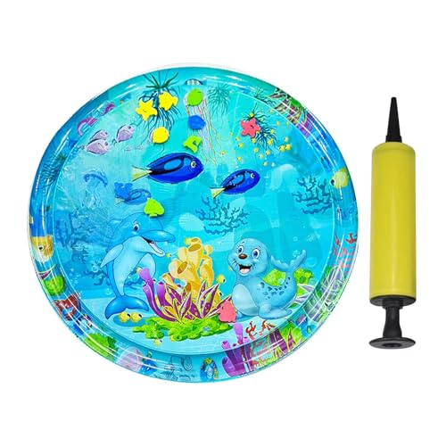 zwxqe Cat Water Mat, Cat Toy with Animal Design, Cooling Artifact, Thickened Inflatable Pad, Water Play for Dogs, 25.59x21.65 Inches Enrichment Activity for Cats and Pets zwxqe Cat Water Mat, Cat Toy with Animal Design, Cooling Artifact, Thickened Inflatable Pad, Water Play for Dogs, 25.59x21.65 Inches Enrichment Activity for Cats and Pets von zwxqe