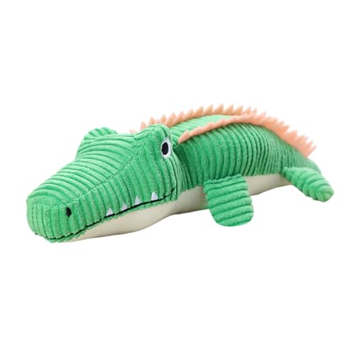 zwxqe Crocodile Stuffed Animal, Dog Plush Toys, Cute Bite-Resistant Soft Chew Toy, Durable Teething Pet Supplies, Interactive Play for Puppies & Dogs to Stay Busy and Entertained von zwxqe