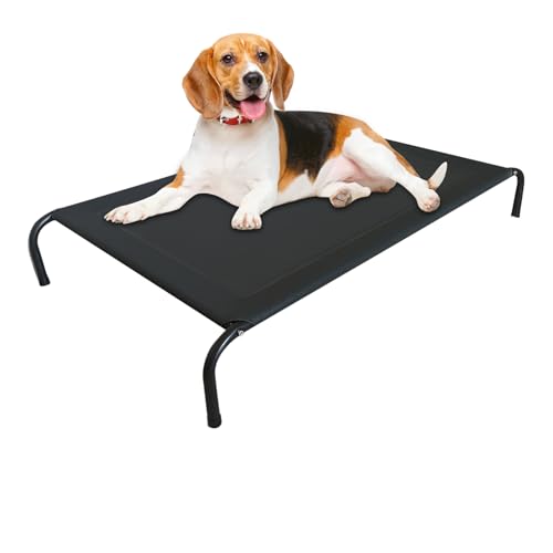 zwxqe Elevated Dog Bed, Washable Raised Pet Hammock, Breathable Mesh Mat with Removable Frame, Ideal for Indoor Camping Travel Car Patio Comfort for Senior Puppy Cat zwxqe Elevated Dog Bed, Washable Raised Pet Hammock, Breathable Mesh Mat with Removable Frame, Ideal for Indoor Camping Travel Car Patio Comfort for Senior Puppy Cat von zwxqe