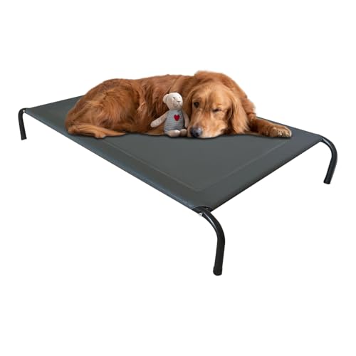zwxqe Elevated Dog Bed, Washable Raised Pet Hammock, Breathable Mesh Mat with Removable Frame, Ideal for Indoor Camping Travel Car Patio Comfort for Senior Puppy Cat zwxqe Elevated Dog Bed, Washable Raised Pet Hammock, Breathable Mesh Mat with Removable Frame, Ideal for Indoor Camping Travel Car Patio Comfort for Senior Puppy Cat von zwxqe