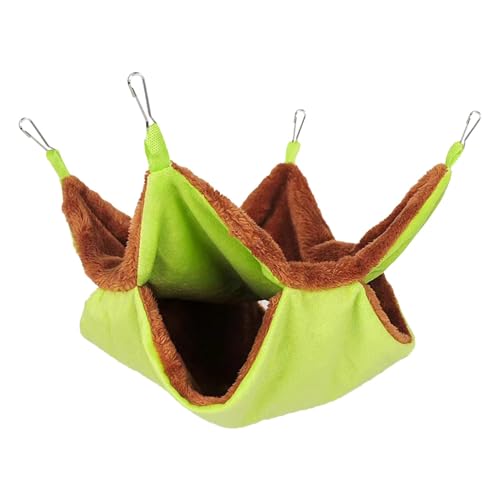 zwxqe Hamster Hammock, Double-Layer Pet Bed, Squirrel Hammock, Small Pet Bedding, Sugar Glider Hammock, Ferret Bed, Chinchilla Cage Accessories, Hangable Pet Hammock, Soft Pet Bed, Pet Cage Toy zwxqe Hamster Hammock, Double-Layer Pet Bed, Squirrel Hammock, Small Pet Bedding, Sugar Glider Hammock, Ferret Bed, Chinchilla Cage Accessories, Hangable Pet Hammock, Soft Pet Bed, Pet Cage Toy von zwxqe