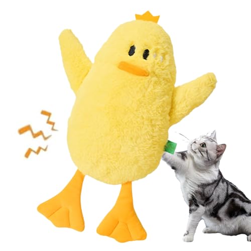 zwxqe Haustier Plüschtier, Katze Knistergeräusch Interaktives Zahnen Spielzeug Weiches Stofftier Begleiter Kaufigur für kleine bis große Rassen drinnen draußen, 39 x 28 x 3 cm zwxqe Haustier Plüschtier, Katze Knistergeräusch Interaktives Zahnen Spielzeug Weiches Stofftier Begleiter Kaufigur für kleine bis große Rassen drinnen draußen, 39 x 28 x 3 cm von zwxqe