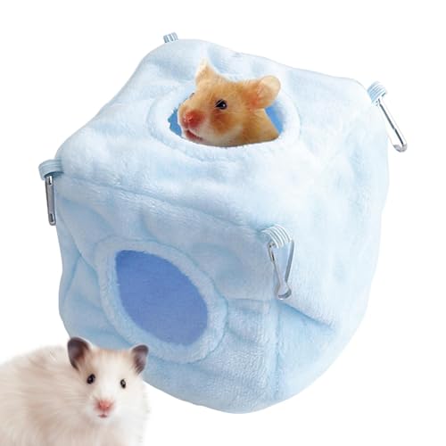 zwxqe Hedgehog Cage with Dangling Rings, Cozy Hamster Cage, Soft Pet Bed for Small Animals, Fun Hamster House, Gerbil Pet Bed with Rings, Chinchilla Cage and Bed, Hamster Bed for Small Pets zwxqe Hedgehog Cage with Dangling Rings, Cozy Hamster Cage, Soft Pet Bed for Small Animals, Fun Hamster House, Gerbil Pet Bed with Rings, Chinchilla Cage and Bed, Hamster Bed for Small Pets von zwxqe