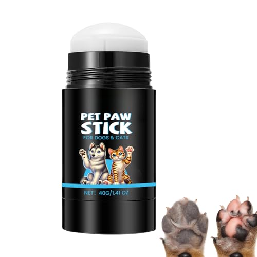 zwxqe Hundestiefel, Pfotenschutz-Balsam, Katzenpfotenwachs, rissige Pfotenentfernungswachs, 40 g Pfotenpflegecreme, feuchtigkeitsspendender Pfotenbalsam, schützender Balsam für Haustierpfoten und zwxqe Hundestiefel, Pfotenschutz-Balsam, Katzenpfotenwachs, rissige Pfotenentfernungswachs, 40 g Pfotenpflegecreme, feuchtigkeitsspendender Pfotenbalsam, schützender Balsam für Haustierpfoten und von zwxqe