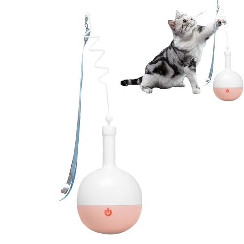 zwxqe Interaktiver Futterspender für Katzen, elektrischer Futterball, Spielzeug für Kätzchen, interaktiver Kätzchen-Teaser, Futterspender, Gewichtsverlustbälle, Haustierzubehör für Langeweile zwxqe Interaktiver Futterspender für Katzen, elektrischer Futterball, Spielzeug für Kätzchen, interaktiver Kätzchen-Teaser, Futterspender, Gewichtsverlustbälle, Haustierzubehör für Langeweile von zwxqe