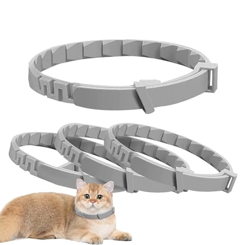 zwxqe Katzen-Pheromon-Halsband, beruhigendes Pheromon-Halsband für Katzen, Stressabbau, beruhigendes Halsband mit Langzeiteffekt, verstellbares Set, um Katzen Stress zu lindern von zwxqe