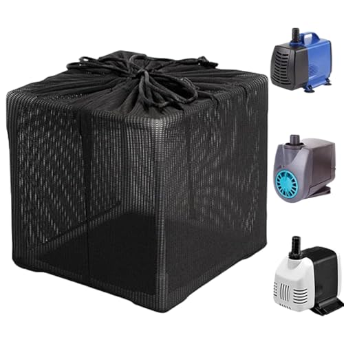 zwxqe Pond Pump Mesh Filter Bag, Fine Net Anti-Clogging Cover, Aquarium and Fountain Filtering Kit for Garden, Backyard, Fish Tank System, 5.12x5.12x5.12 Inches zwxqe Pond Pump Mesh Filter Bag, Fine Net Anti-Clogging Cover, Aquarium and Fountain Filtering Kit for Garden, Backyard, Fish Tank System, 5.12x5.12x5.12 Inches von zwxqe