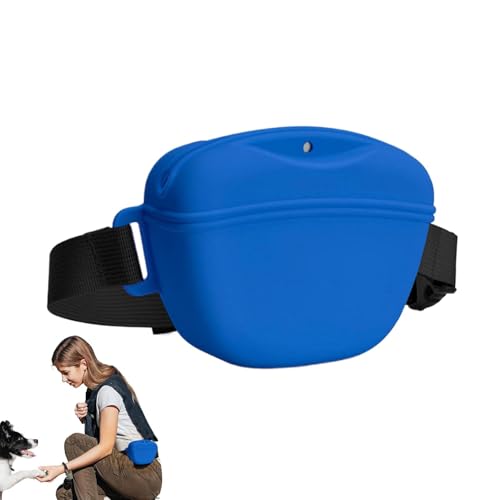 zwxqe Silikon-Hundeleckerli-Tasche, tragbarer Hundetrainingsbehälter, Hundesnackbeutel, Outdoor-Hunde-Futterspender, Welpen-Leckerli-Halter, Wandern, Leckerlis, Trainings-Beutel, zwxqe Silikon-Hundeleckerli-Tasche, tragbarer Hundetrainingsbehälter, Hundesnackbeutel, Outdoor-Hunde-Futterspender, Welpen-Leckerli-Halter, Wandern, Leckerlis, Trainings-Beutel, von zwxqe