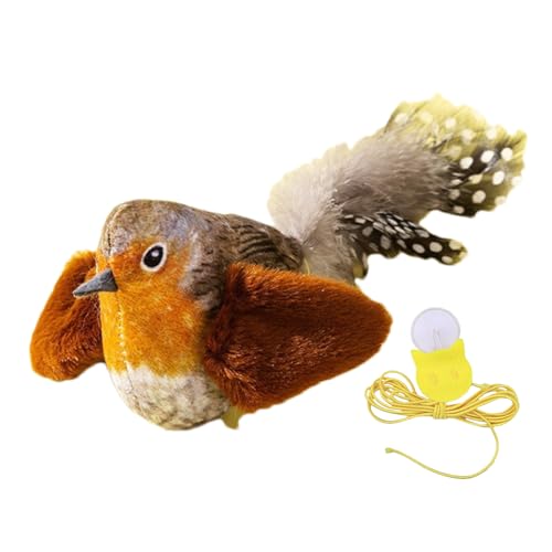 zwxqe Zwitschern Vogel Katzenspielzeug, Interaktives Vogelspielzeug, Realistisches Zwitschern Tweet, Katzenübungsspielzeug, Katzenminze Vogelspielzeug, Alle Rassen Katzenspielzeug, Niedliche zwxqe Zwitschern Vogel Katzenspielzeug, Interaktives Vogelspielzeug, Realistisches Zwitschern Tweet, Katzenübungsspielzeug, Katzenminze Vogelspielzeug, Alle Rassen Katzenspielzeug, Niedliche von zwxqe
